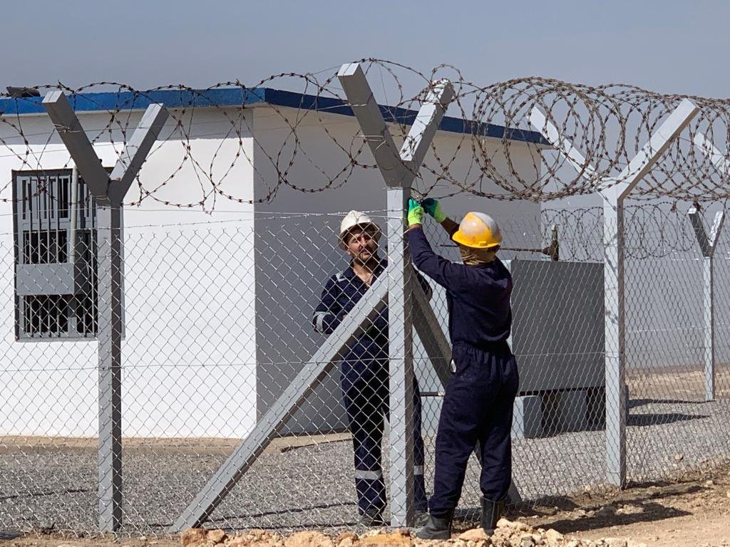 Fencing and repairing work for FSK water well