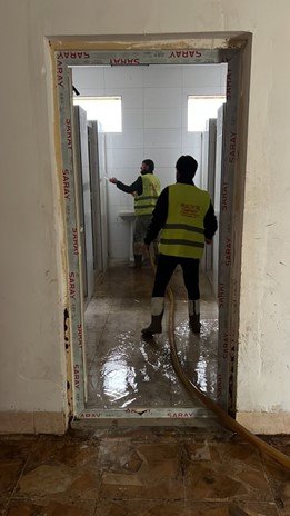 Construction of pilot school WASH facilities