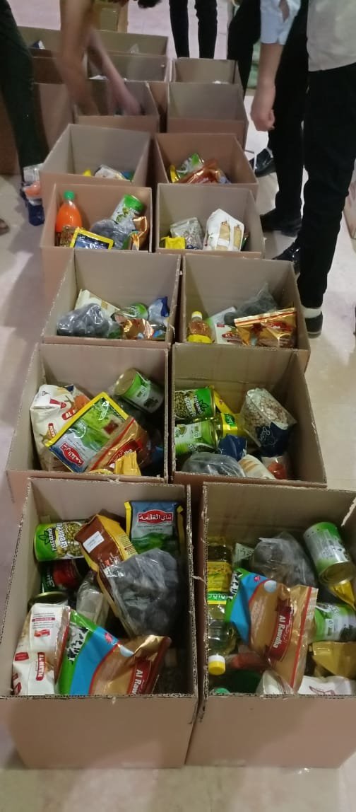 Provision of food baskets